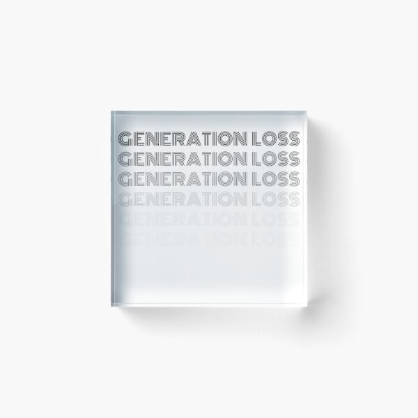Item preview, Generation loss designed and sold by Azrou shop.