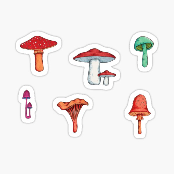Item preview, Forest Mushroom Sticker Pack designed and sold by Mvcias.