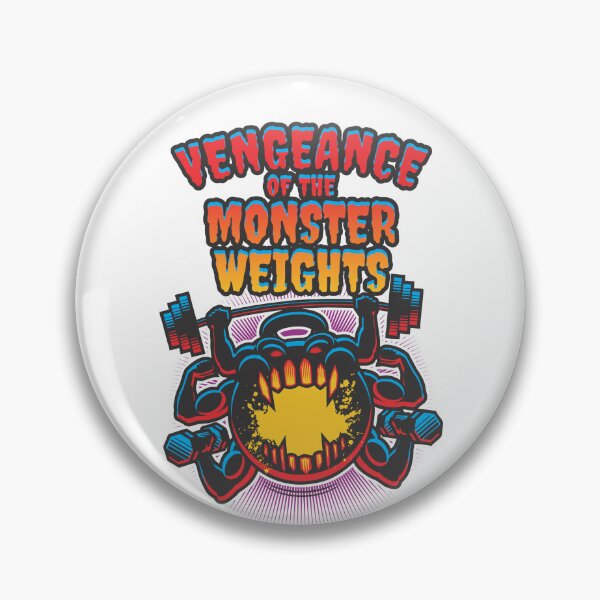 Artikelvorschau, Monster Weights – Gym-Horrorfilm-Parodie entworfen und verkauft von Vector-Artist.