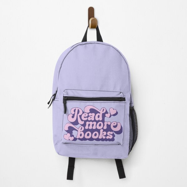 Item preview, Read More Books - Books Lover Quote Retro Pastel Purple Typography designed and sold by Cawaiico.