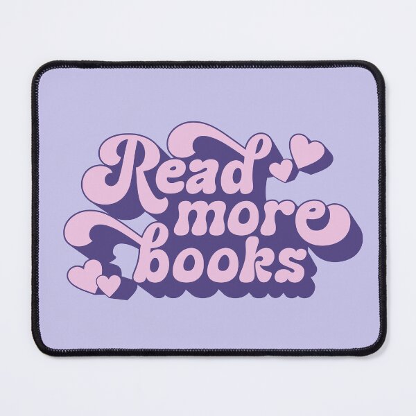 Item preview, Read More Books - Books Lover Quote Retro Pastel Purple Typography designed and sold by Cawaiico.