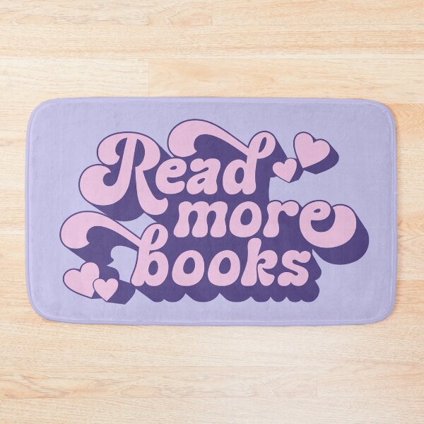 Item preview, Read More Books - Books Lover Quote Retro Pastel Purple Typography designed and sold by Cawaiico.