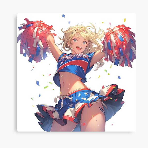 Cute Cheerleaders - Kanojo Okarishimasu Anime Art Board Print for