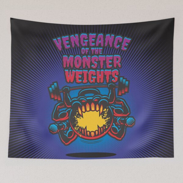 Item preview, Monster Weights- Gym Horror Movie Parody designed and sold by Vector-Artist.