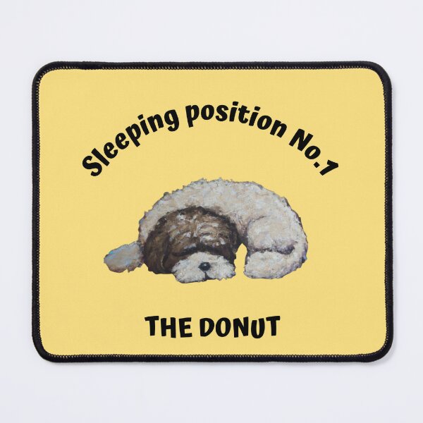 Item preview, Dog sleeping position 1 - the donut designed and sold by kookycomet.