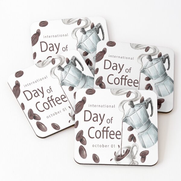 Item preview, day of coffee october designed and sold by Adel Ragab.