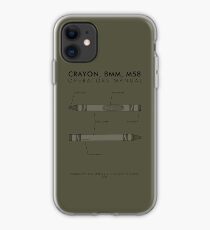 Marine Corps Crayon Operator's Manual iPhone Case