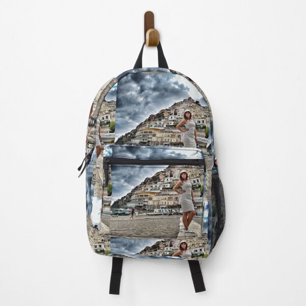 Item preview, Positano's Colorful Charm: A Beachside Portrait designed and sold by EpicVistas.