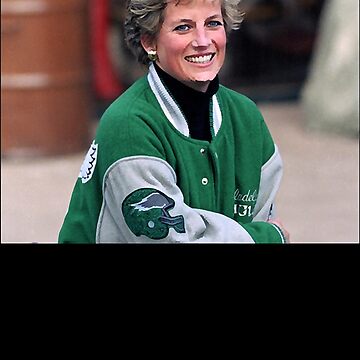 THE VINTAGE PRINCESS DIANA LOVES TO WEAR A JACKET WITH THE EAGLES SHIRT AND  STICKER ' Essential T-Shirt for Sale by Thomaszeto