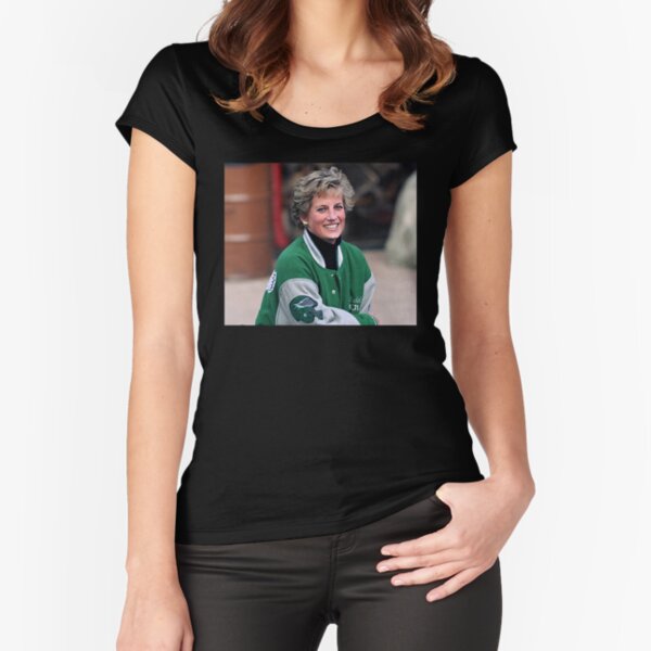 THE VINTAGE PRINCESS DIANA LOVES TO WEAR A JACKET WITH THE EAGLES SHIRT AND  STICKER  Sticker for Sale by Thomaszeto