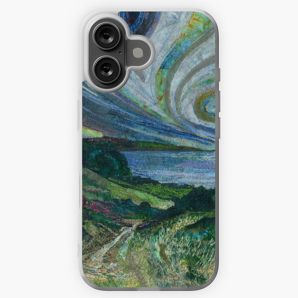 Aperçu de l'œuvre Coque souple iPhone créée et vendue par RWTextileArt.