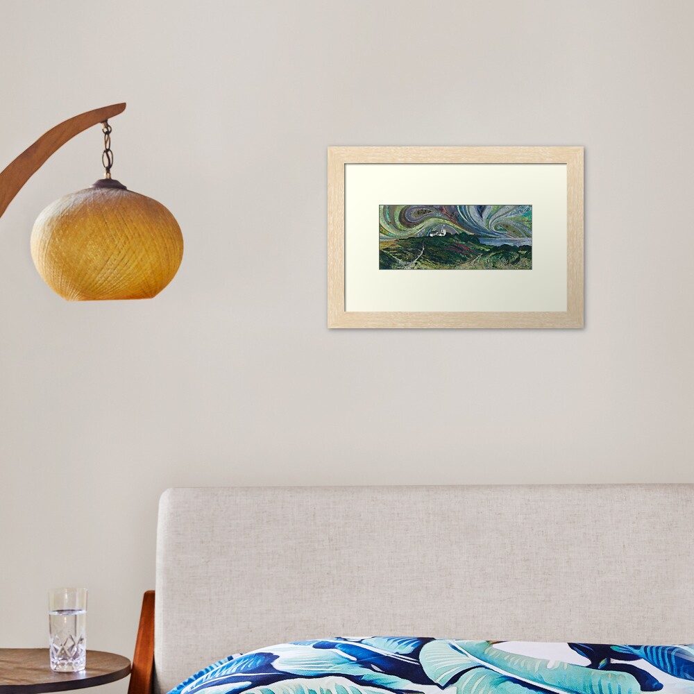 Aperçu de l'œuvre Impression encadrée créée et vendue par RWTextileArt.