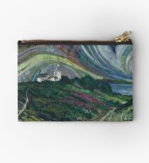 Clifftop Walk - Overstrand to Cromer, Norfolk Embroidery - Textile Art Studio Pouch