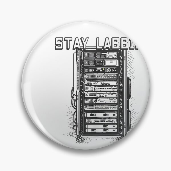 Item preview, Stay Labbin' - Server Network Rack Sysadmin Engineer Homelab T-Shirt designed and sold by MAARRCI.