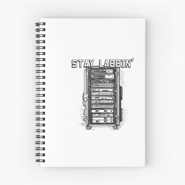 Item preview, Stay Labbin' - Server Network Rack Sysadmin Engineer Homelab T-Shirt designed and sold by MAARRCI.