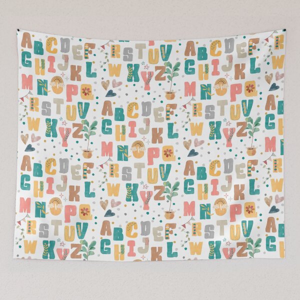 Item preview, ABC Wonderland: Captivating Alphabet Art Decor and Gifts designed and sold by TropicalHeat.