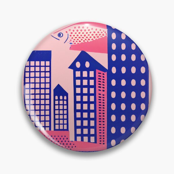 Artikelvorschau, Swimming Through the City An Unforgettable Retro Poster Adventure Office entworfen und verkauft von PinkNomad.