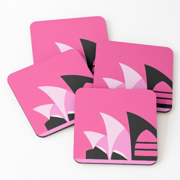 Artikelvorschau, Sydney Opera House Bass & Rands Retro Art Print entworfen und verkauft von PinkNomad.
