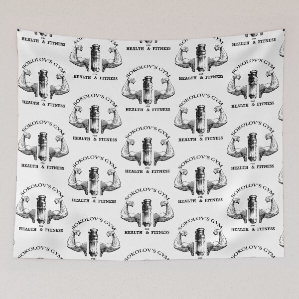 Item preview, Sokolov_s Gym - Black - FLAT designed and sold by skyangelartuk.