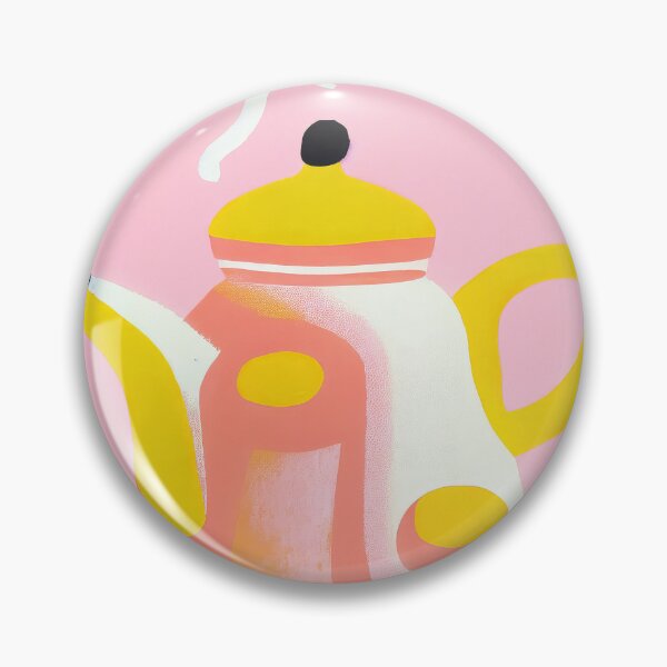Artikelvorschau, A Pot of Fun Retro Poster Tea Party Room entworfen und verkauft von PinkNomad.