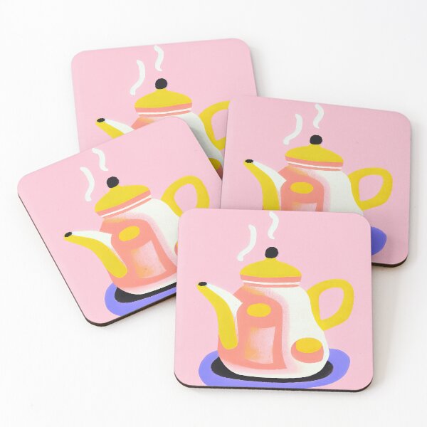 Item preview, A Pot of Fun Retro Poster Tea Party Room designed and sold by PinkNomad.