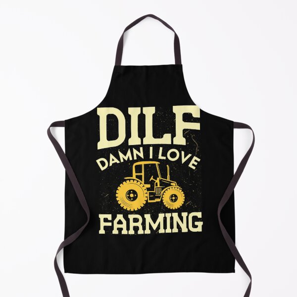 Item preview, DILF Damn I Love Farming Tractor Farmers Herd Livestock Farm designed and sold by BrownDemarco.