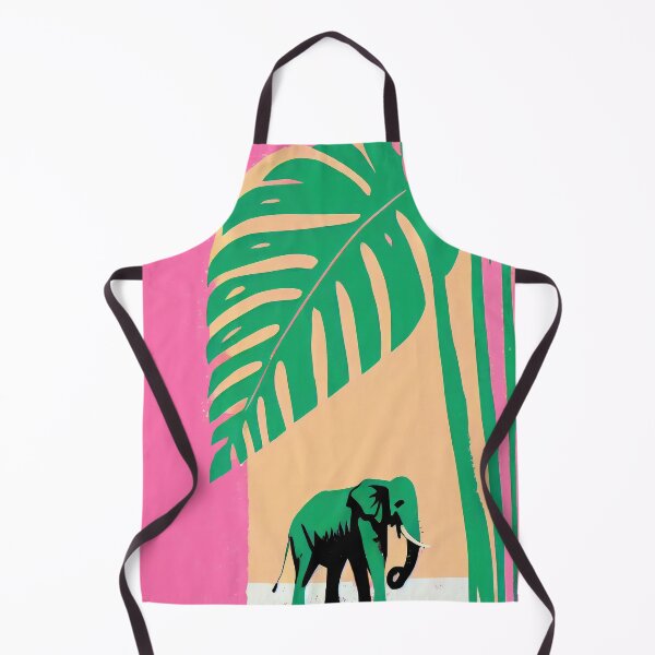 Artikelvorschau, The Majestic Jungle Elephant Retro Poster Living Room entworfen und verkauft von PinkNomad.