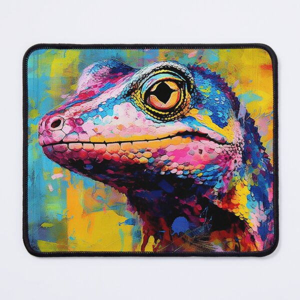 Item preview, Subtle Abstract Expressionism Lizard Head designed and sold by Dotty-Designs.