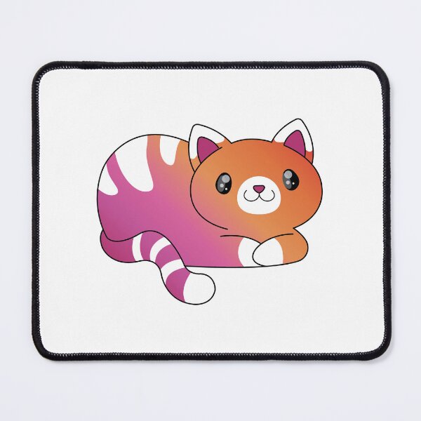 Item preview, Lesbian Flag Cat (Gradient) designed and sold by Rustmm.