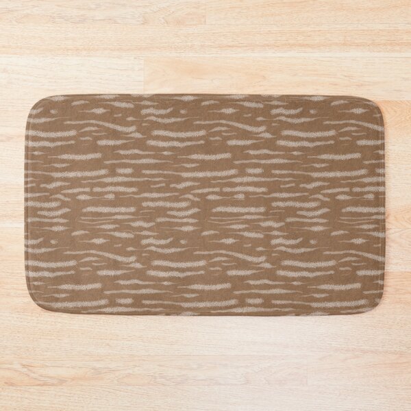 Item preview, Scribble stroke wave simple brown pattern sketch designed and sold by Yana Mustafina | Boho Soulful Designs.
