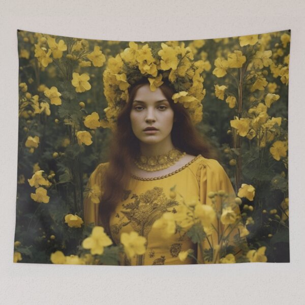 Item preview, Lady Evening Primrose - June 21 Birthday Bloom designed and sold by ZenEverAI.