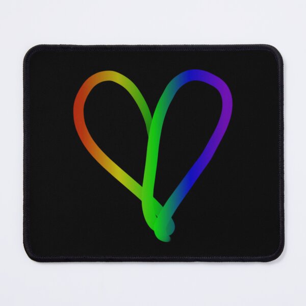 Item preview, Rainbow Heart Doodle designed and sold by AlwaysHollyJo.