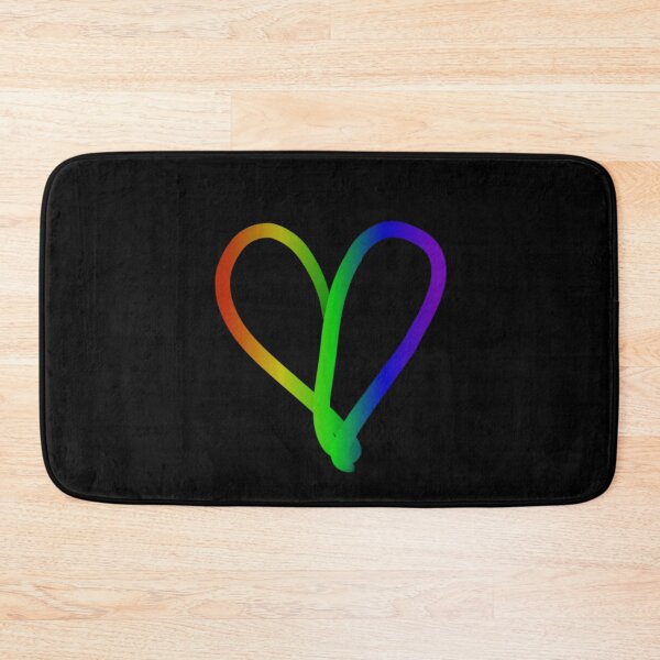 Item preview, Rainbow Heart Doodle designed and sold by AlwaysHollyJo.
