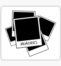 Memories - Polaroid Graphic Design Sticker