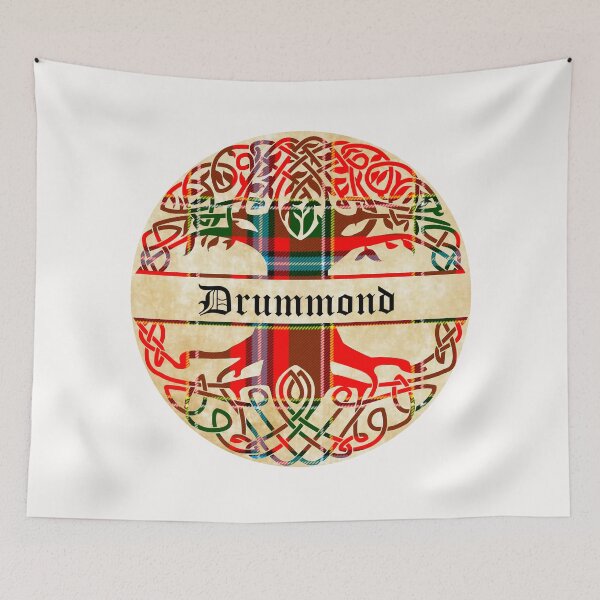 Item preview, Drummond Tree of Life Clan Scottish Surname tartan designed and sold by BagTown Clans.