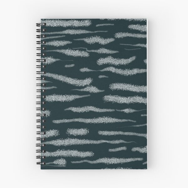 Item preview, Scribble stroke wave abstract blue pattern sketch designed and sold by Yana Mustafina | Boho Soulful Designs.