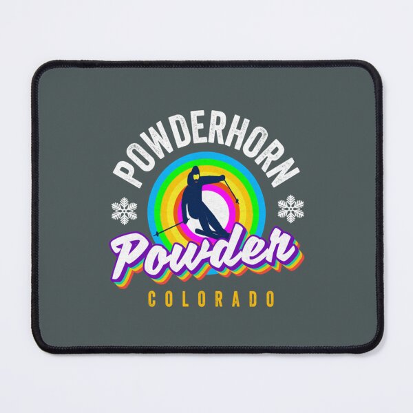Item preview, Powderhorn Ski Colorado Retro Color Powder Co skiing Gear Pullover   designed and sold by EliotPoirier.