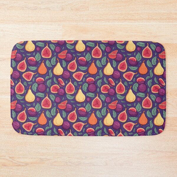 Item preview, Figs as happy fruit pattern designed and sold by Solar1sArt.