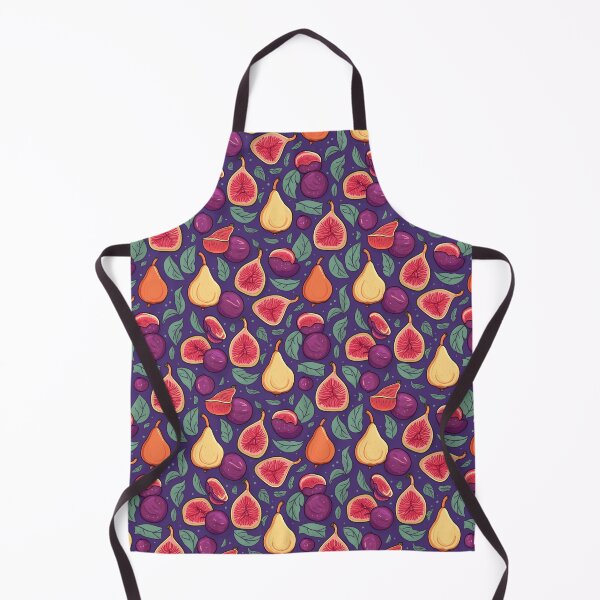 Item preview, Figs as happy fruit pattern designed and sold by Solar1sArt.