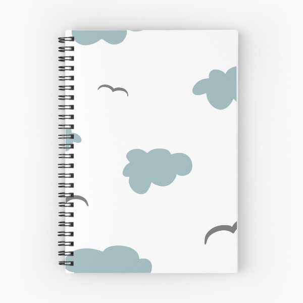 Item preview, Cloud bird sky simple cute seamless pattern  designed and sold by Yana Mustafina | Boho Soulful Designs.