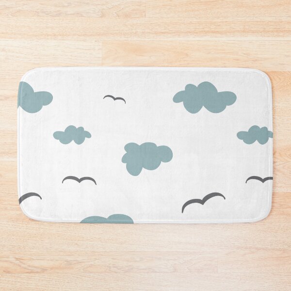 Item preview, Cloud bird sky simple cute seamless pattern  designed and sold by Yana Mustafina | Boho Soulful Designs.