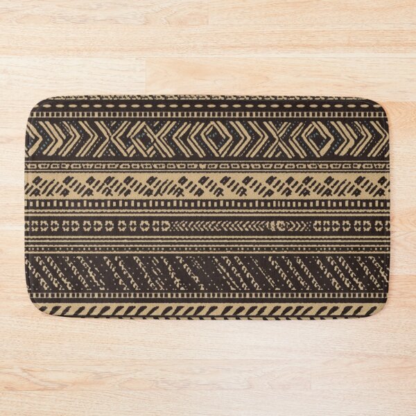 Item preview, African Style Pattern, Stylish, Cool, Brown and Cream Bogolan Design  designed and sold by JD72shirtshop.