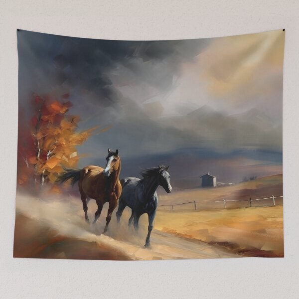 Item preview, Horses and farm designed and sold by Art by Lilia.