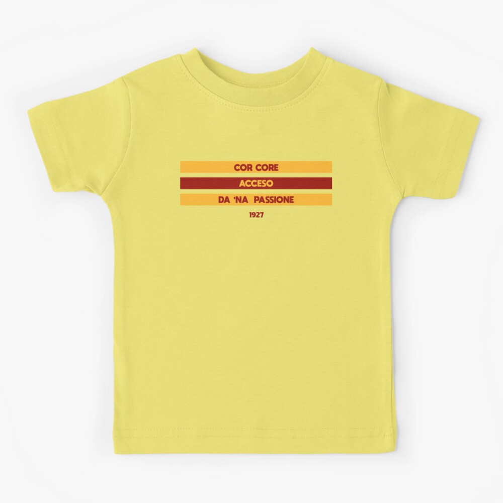 Cor Core acceso da 'na passione. Campo Testaccio. 1927 Kids T-Shirt for  Sale by Cascio311