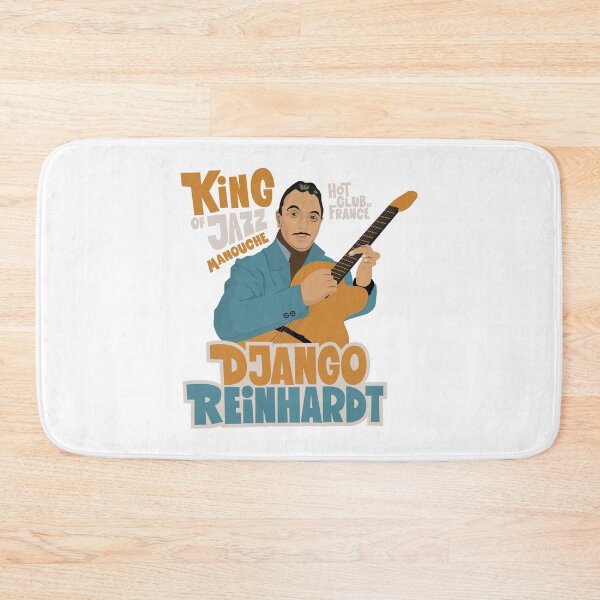 Item preview, Django Reinhardt: A Jazz Guitar Legend Brought to Life with this Captivating Illustration. designed and sold by Boogosh.