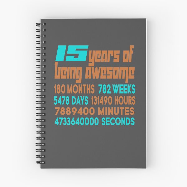 Item preview, 15 years of being awesome designed and sold by giftfromheart.