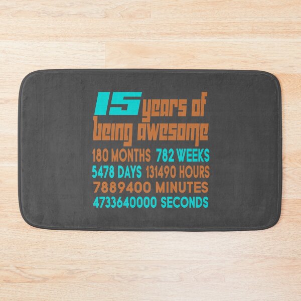 Item preview, 15 years of being awesome designed and sold by giftfromheart.