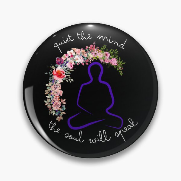 Item preview, Quiet the Mind the Soul Will Speak Gifts for meditator designed and sold by Amazing-Kortez.