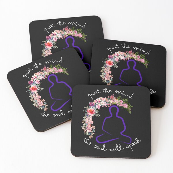 Item preview, Quiet the Mind the Soul Will Speak Gifts for meditator designed and sold by Amazing-Kortez.