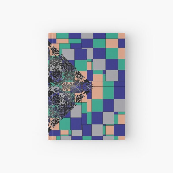 pattern, design, tracery, weave Hardcover Journal